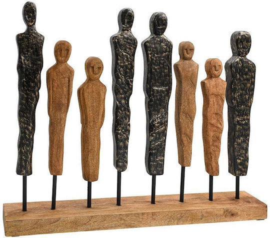 Figurine Decorative din Lemn 8 Oameni Fylliana Fl0022 Finisaj Antic Natural 36x8x56cm Figurine Decorative din Lemn 8 Oameni Fylliana Fl0022 Finisaj Antic Natural 36x8x56cm