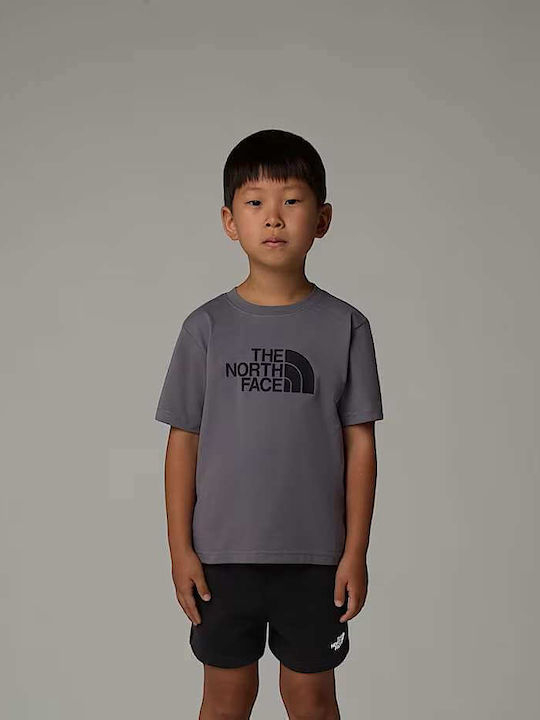 Kids' Set with Shorts Summer 2pcs Smoked Pearl/black