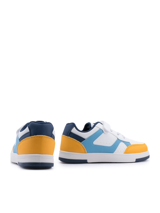 Παιδικά Sneakers με Σκρατς Λευκά