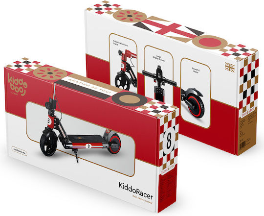 Kiddoboo Kinderroller Klappbar 2-Rad Rot