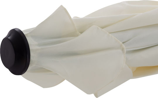 Umbrelă Pătrată Din Aluminiu Cambell Bej / Gri 1.8x2.7xÎnălțime2.53m