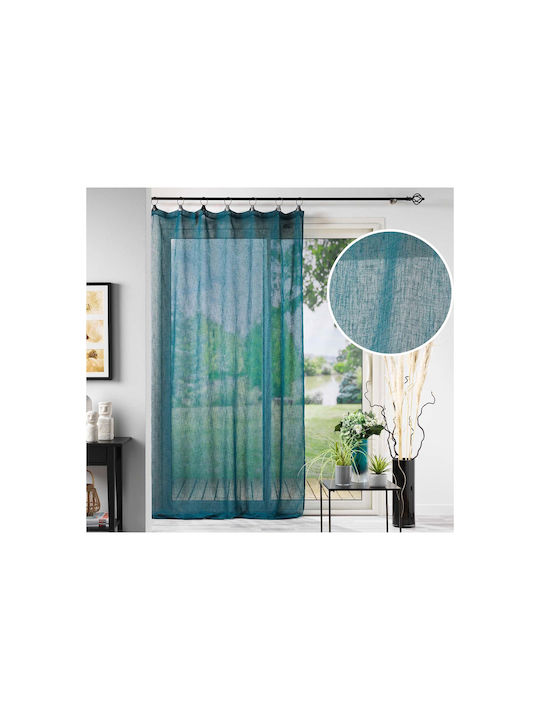 Douceur d'Intérieur Curtain with Grommet Blue 140x240cm