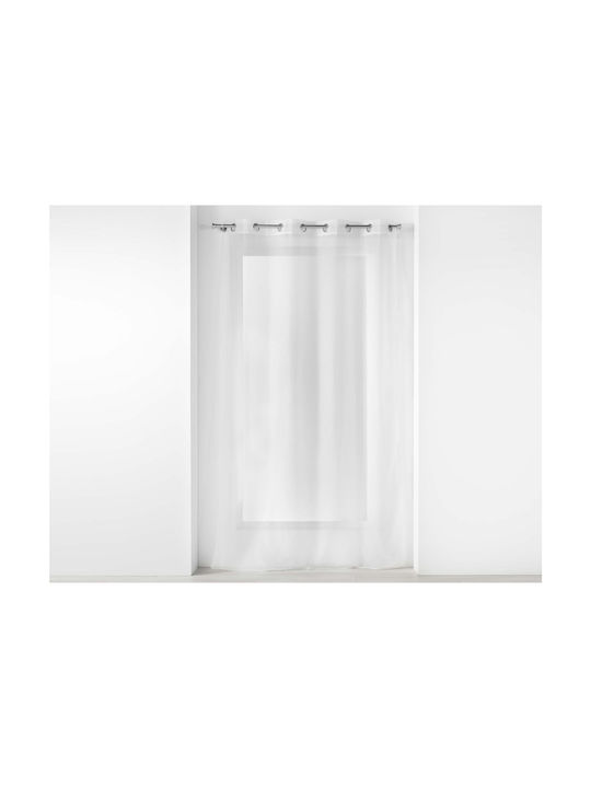 Douceur d'Intérieur Κουρτίνα με Τρουκς Λευκή 140x240εκ.