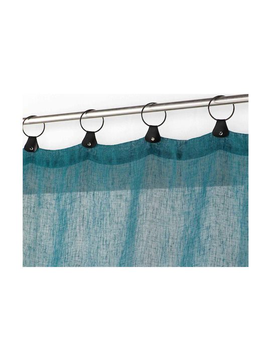 Douceur d'Intérieur Curtain with Grommet Blue 140x240cm