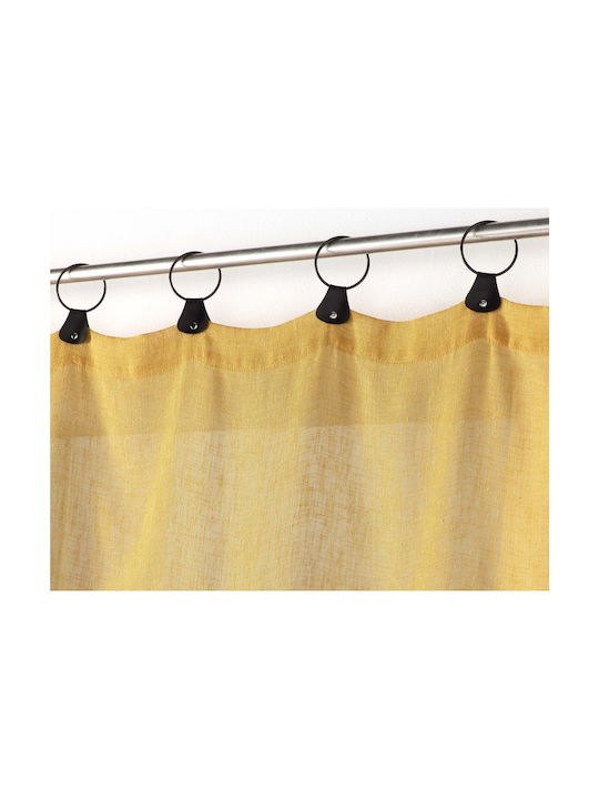 Douceur d'Intérieur Curtain with Grommet Yellow 140x240cm