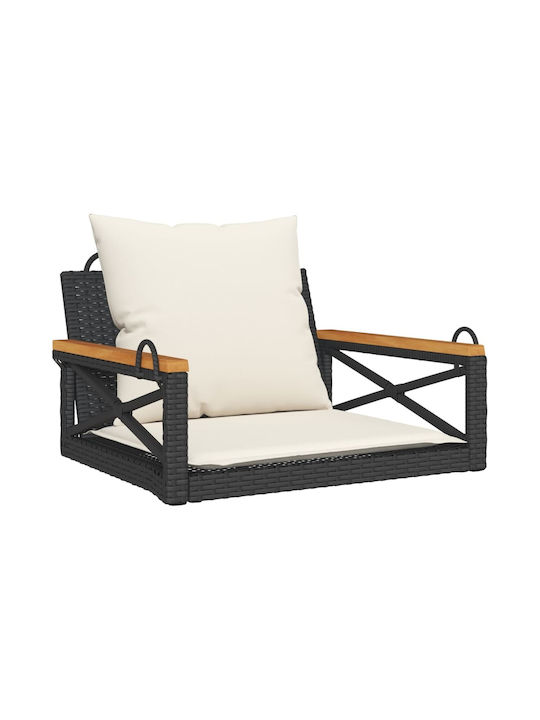 Hanging Chair Rattan W63xD62xH40cm Gray