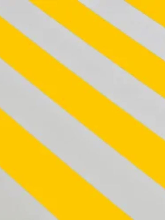 vidaXL Cort Terasă Yellow/White x3m