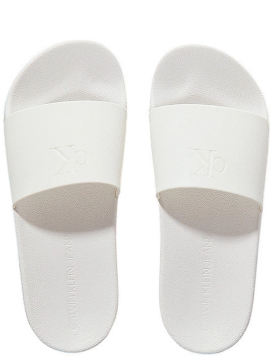 Women's Slides White