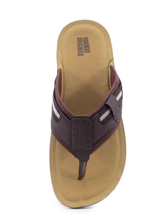 Herrensandalen in Braun Farbe
