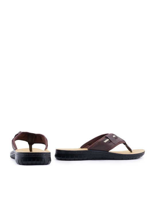 Herrensandalen in Braun Farbe