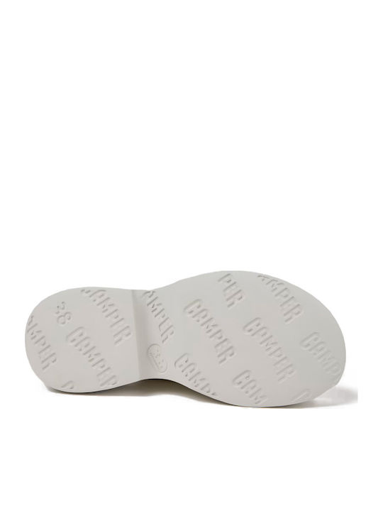 Tasha Women's Leather Platform Shoes White