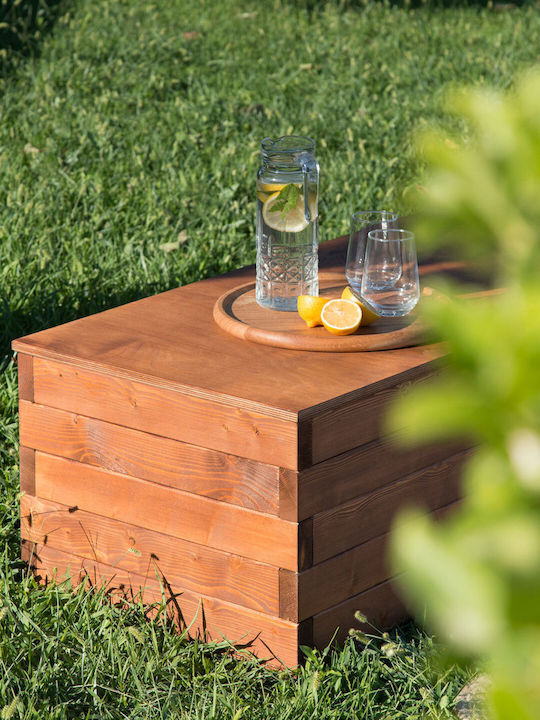 Woodware Μπαούλο Αποθήκευσης Εξωτερικού Χώρου 71.0304 Ξύλινο Μ100xΠ50xΥ40εκ.