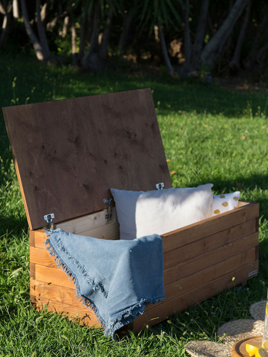 Woodware Μπαоуло Аутдор Сторидж Бокс Дърво Кафяв М110xП45xУ40бр