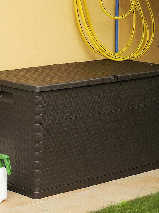 Toomax Outdoor Storage Box Multibox 420lt Brown L120xW56xH63cm Toomax Outdoor Storage Box Multibox 420lt Brown L120xW56xH63cm