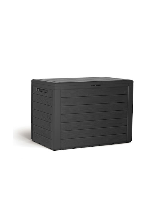 Stabplast Outdoor Storage Box 190lt Brown L78xW43.3xH55cm Stabplast Outdoor Storage Box 190lt Brown L78xW43.3xH55cm