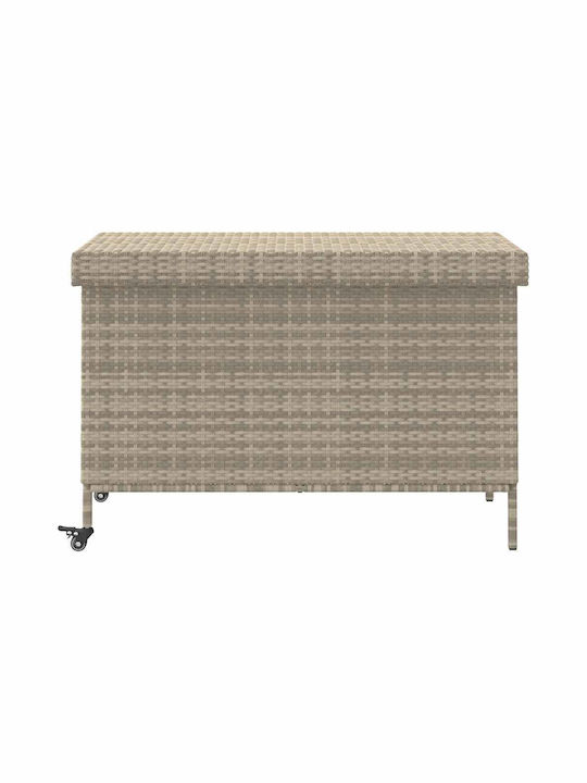 vidaXL Outdoor Storage Box Gray L110xW55xH73cm