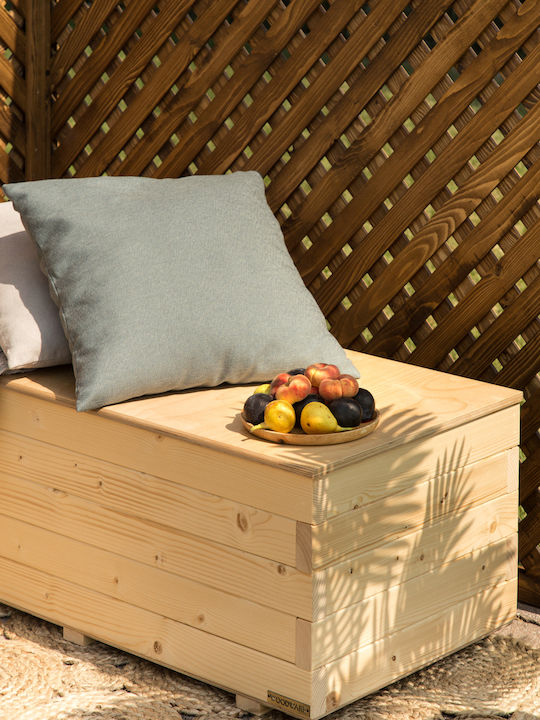Woodware Outdoor Storage Box Brown L110xW45xH40cm