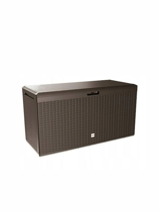 Prosperplast Außenlagerbox Plus Umbra Kunststoff 290Es Braun L114xB47xH59.4cm