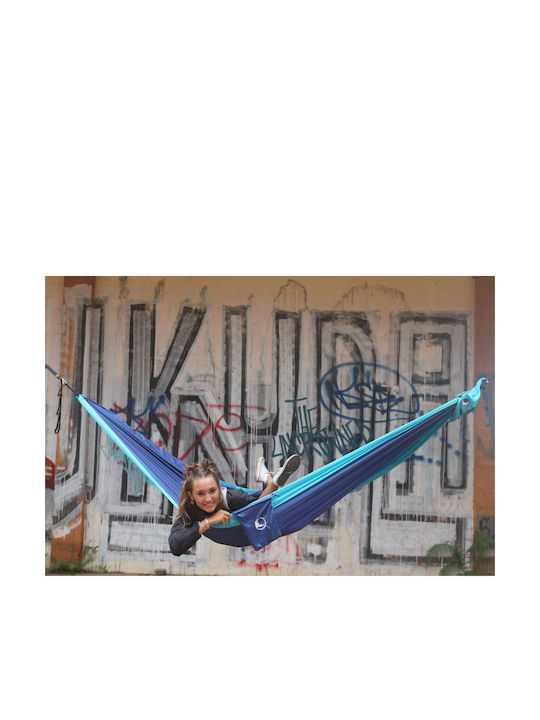Ticket To The Moon Blue/ Turquoise Хамак Парашут King Size Текстил Син 320x230бр