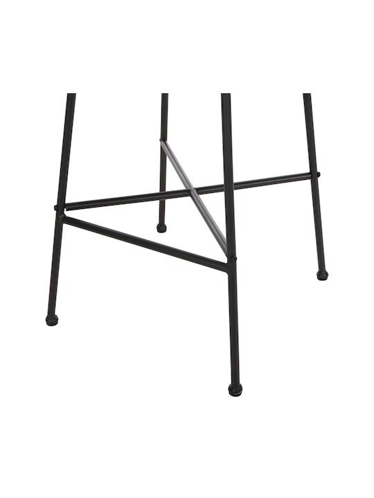 Stool for Bar Outdoor Allegra Black, Beige 46x46x99cm
