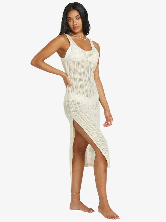 Billabong Women's Lunar Days Midi Beach Dress White Cap 24o601506-wcp