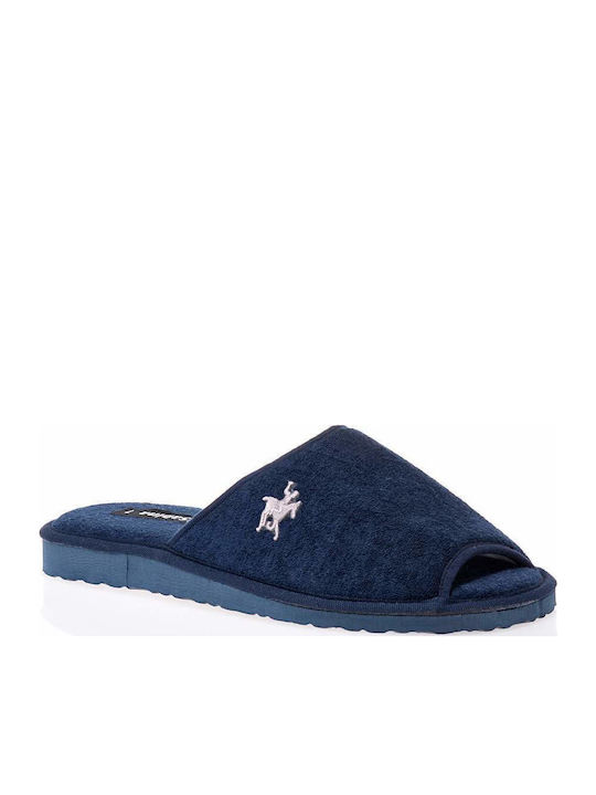 Men's Terry Slippers Blue