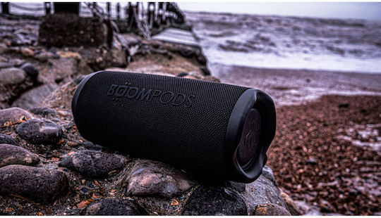 Boompods Beachboom 35 Αδιάβροχο Ηχείο Bluetooth 18W με Διάρκεια Μπαταρίας έως 12 ώρες Μαύρο