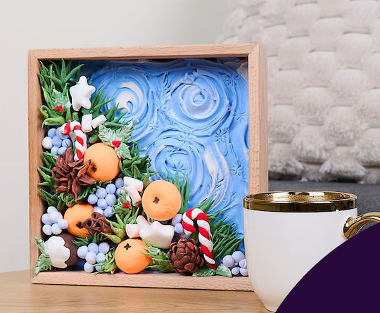 Wood Craft Creation Set Succulents 21*21cm Joy