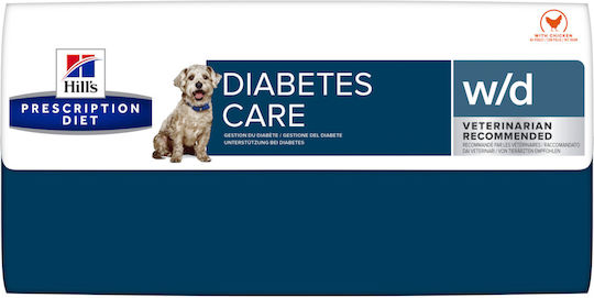 Hill's Prescription Diet W/d Diabetes Management 4kg Hrană Uscată Dietetic pentru Câini Adulţi cu Pui