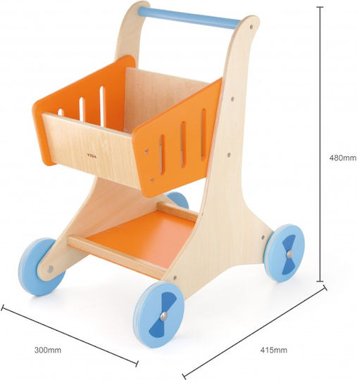 Viga Toys Puppen Kinderwagen Aus Hölzernes Für 3+ Jahre