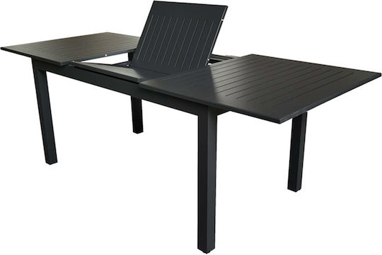 Маса Алуминиево Разтегателена Madison Въглени 150x90x75бр