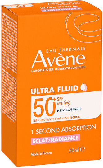 Eau Thermale Avène Eau Thermale Ultra Fluid Radiance Слънцезащитен Лосион За Лице SPF50+ 50ml