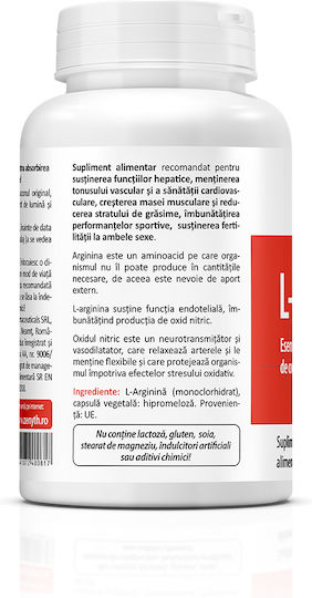 Zenyth Αργινίνη 800mg 60 Κάψουλες Original
