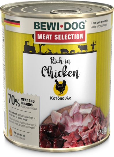 Bewi Selection Υγρή Τροφή Σκύλων σε Κονσέρβα με Κοτόπουλο χωρίς Σιτηρά 800gr