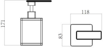 Acp Bathroom Accessory Set 6 Pieces – White Chrome