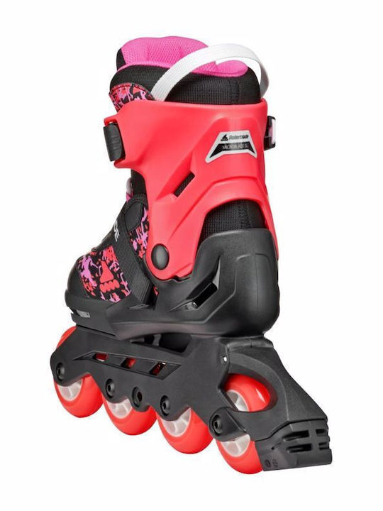 Rollerblade Microblade Sl Inline Αυξομειούμενα Rollers Μαύρα Παιδικά
