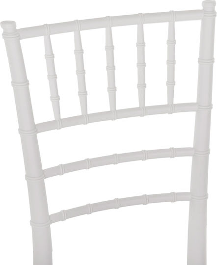 Καρέκλα Catering Πολυπροπυλενίου Tiffany Λευκή 40x46.5x88εκ.