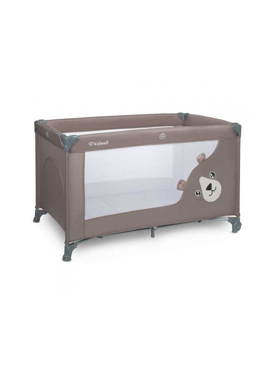 Kidwell Loc de joacă cu Saltea Bej 65x125cm