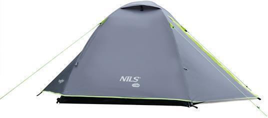 Nils NC6004 Explorer Къмпинг Сцена Igloo Сива с Двойна Плат 3 Сезона за 3 Хора 270x150x110см