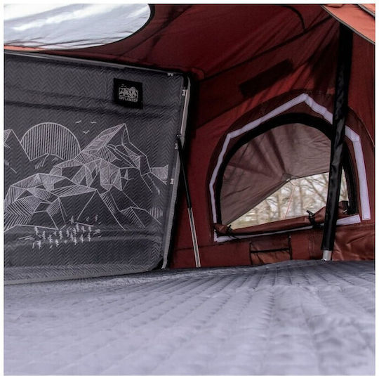 Offlander Fold 4 Camping Tent for Car Grey 4 Seasons for 2 People 280x430cm