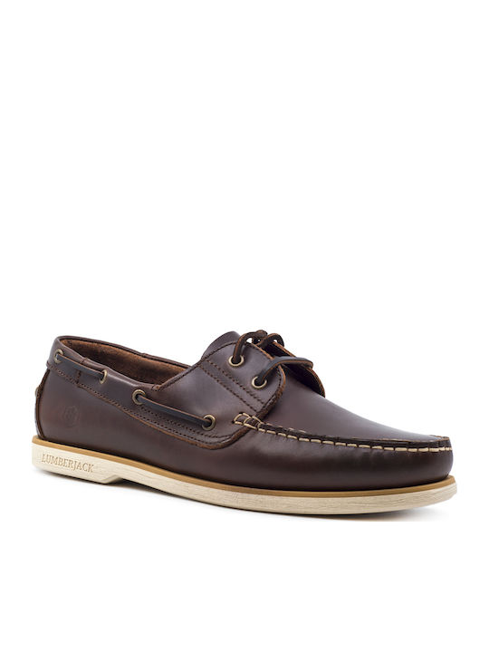 Navigator Ανδρικά Boat Shoes σε Καφέ Χρώμα