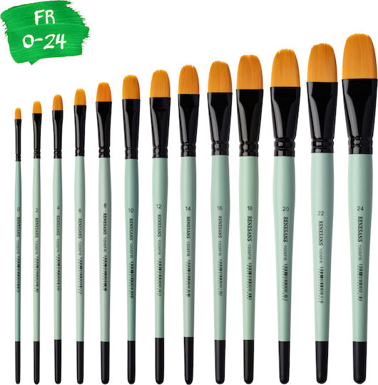 Renesans Gold Line Plaque Paint Brush No14
