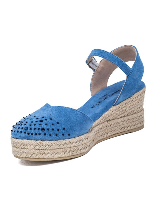 Women's Platform Espadrilles Blue
