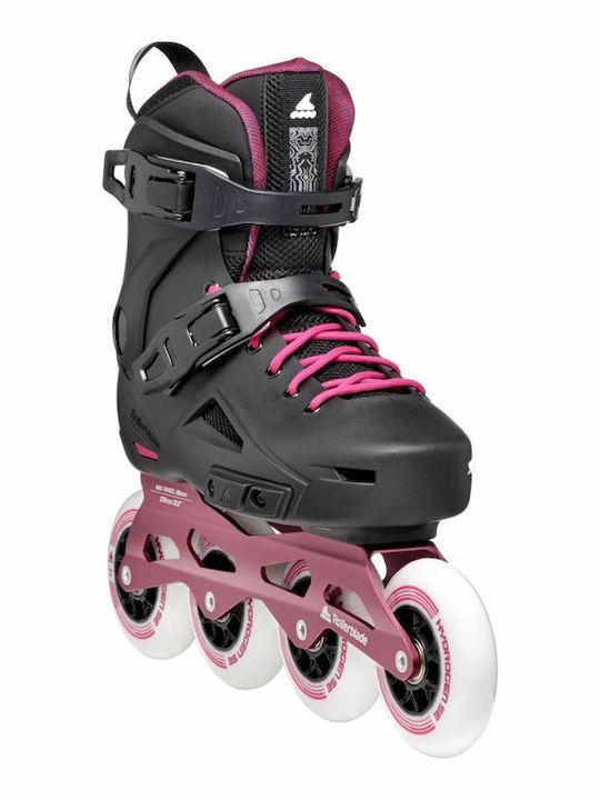Rollerblade 90 W Inline Rollers Μαύρα Ενηλίκων