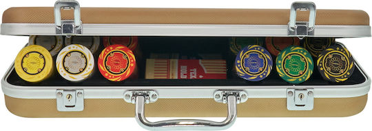 Pokeritems Set 300 Poker Chips 14gr in Suitcase
