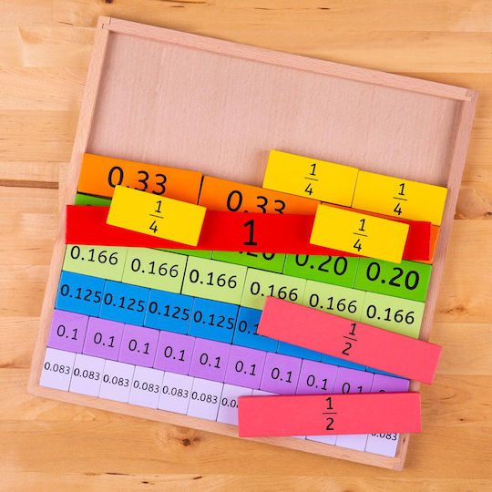 Big Jigs Образователна Игра Образователни от Дърво за 3-5 Години