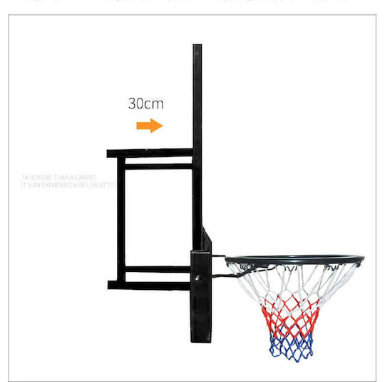 Action One Basketballkorb Stoßdämpfer Ring 120x80 cm Transparent