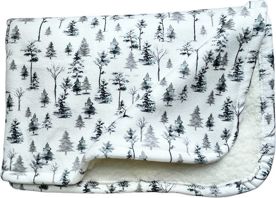 Grandes Suenos Pătură Pepinieră Swaddling pături Fleece Albă 75x100cm
