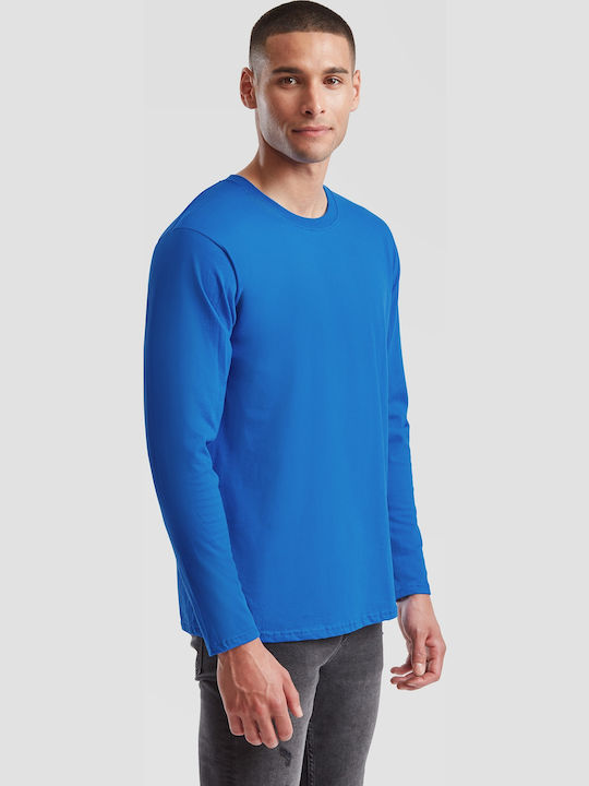 Men's Iconic 195 Ringspun Premium D R Royal Blue T-shirt Size 2xl