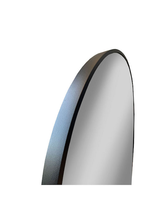 Liberta Semiramis Boden- oder Standspiegel mit Gewölbtem Aluminiumrahmen 150x40cm